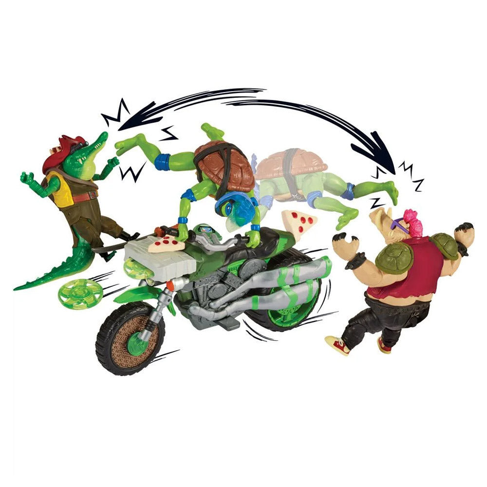 SET TORTUGAS NINJA LEONARDO NINJA KICK CYCLE | NICKELODEON SET TORTUGAS NINJA LEONARDO NINJA KICK CYCLE | NICKELODEON